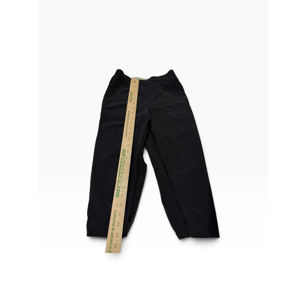 Ivivva by Lululemon Kids Black Active Joggers Pants Size 10 Reflective Logo